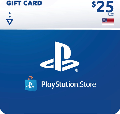 PSN Card 25 USD - PlayStation Network USA Gift Card - Fast Delivery