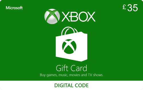 Get Xbox Gift Card 35 GBP UK Online - Special Offer
