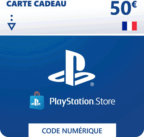 PSN Card 50 EUR - PlayStation Network France - Genuine Gift Card