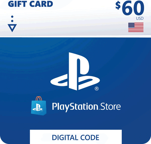 PSN Card 60 USD - PlayStation Network USA Descarga Digital - Disponible Ahora