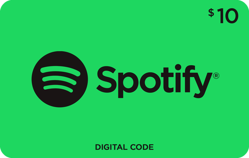 New Spotify Gift Card 10 USD US Game Key Available