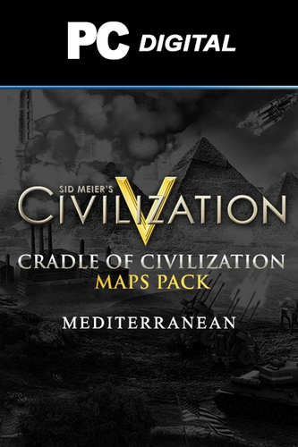 New Civilization V: Cradle of Civilization - Mediterranean DLC (STEAM) WW Game Key In Stock