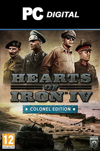 Hearts of Iron IV (Colonel Edition) PC (STEAM) WW Yeni Oyun Anahtarı Stokta