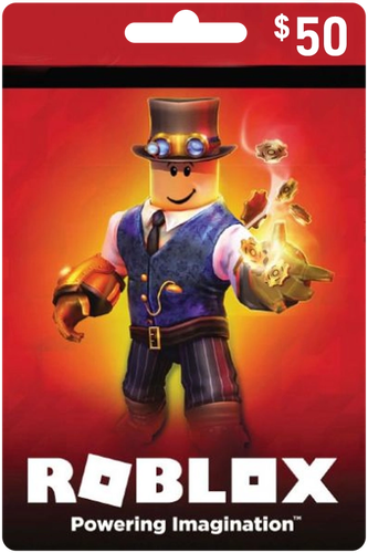 Haraka Roblox Gift Card 50 USD Upakuaji