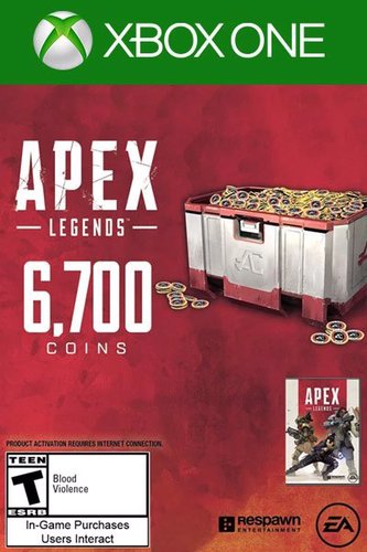 Apex Legends - 6700 Apex Coins Xbox WW Мгновенная Загрузка