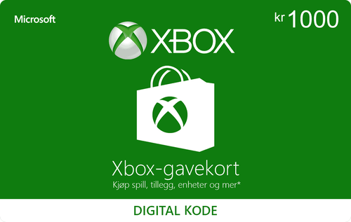Xbox Gift Card 1000 NOK Norway - Official Digital Key